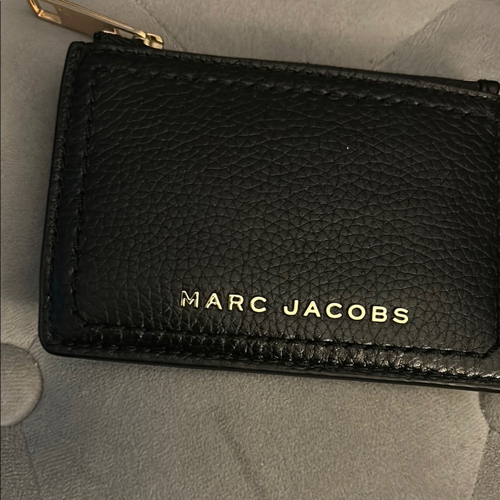 Marc Jacobs Black Leather Card Holder